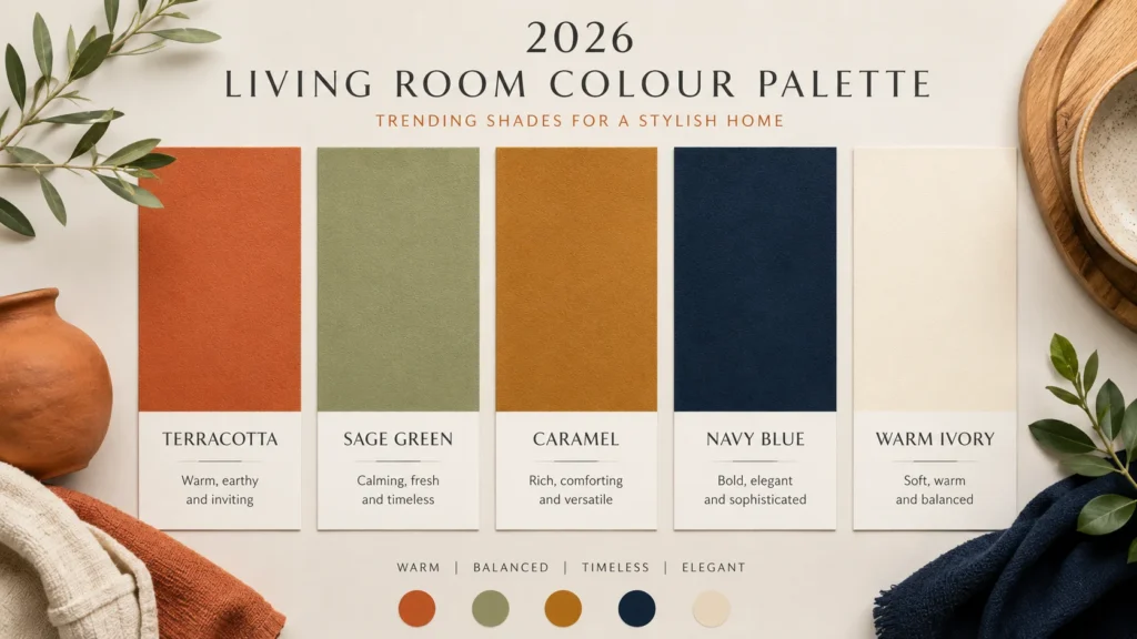 2026 living room colour palette