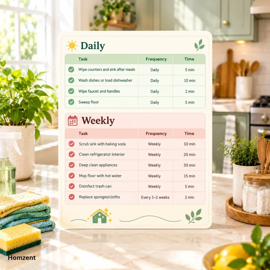 Daily-Weekly-Kitchen-Cleaning-Guide
