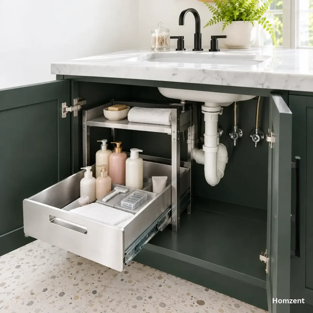 Bathroom drawer organization guide for renters