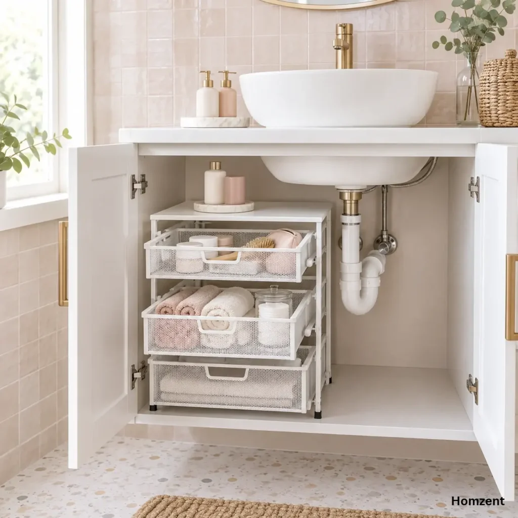 Bathroom organization ideas for small spaces