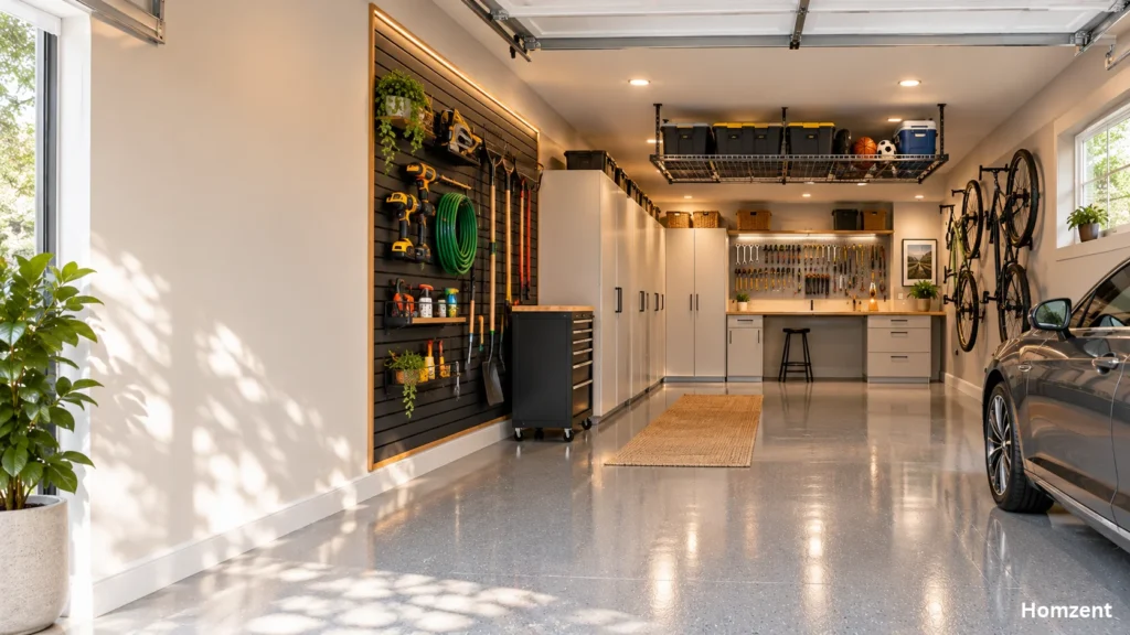 High-End Organized Garage Workshop
